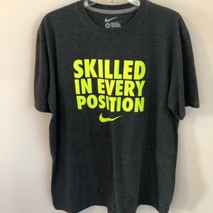 Nike Gray Logo Tee